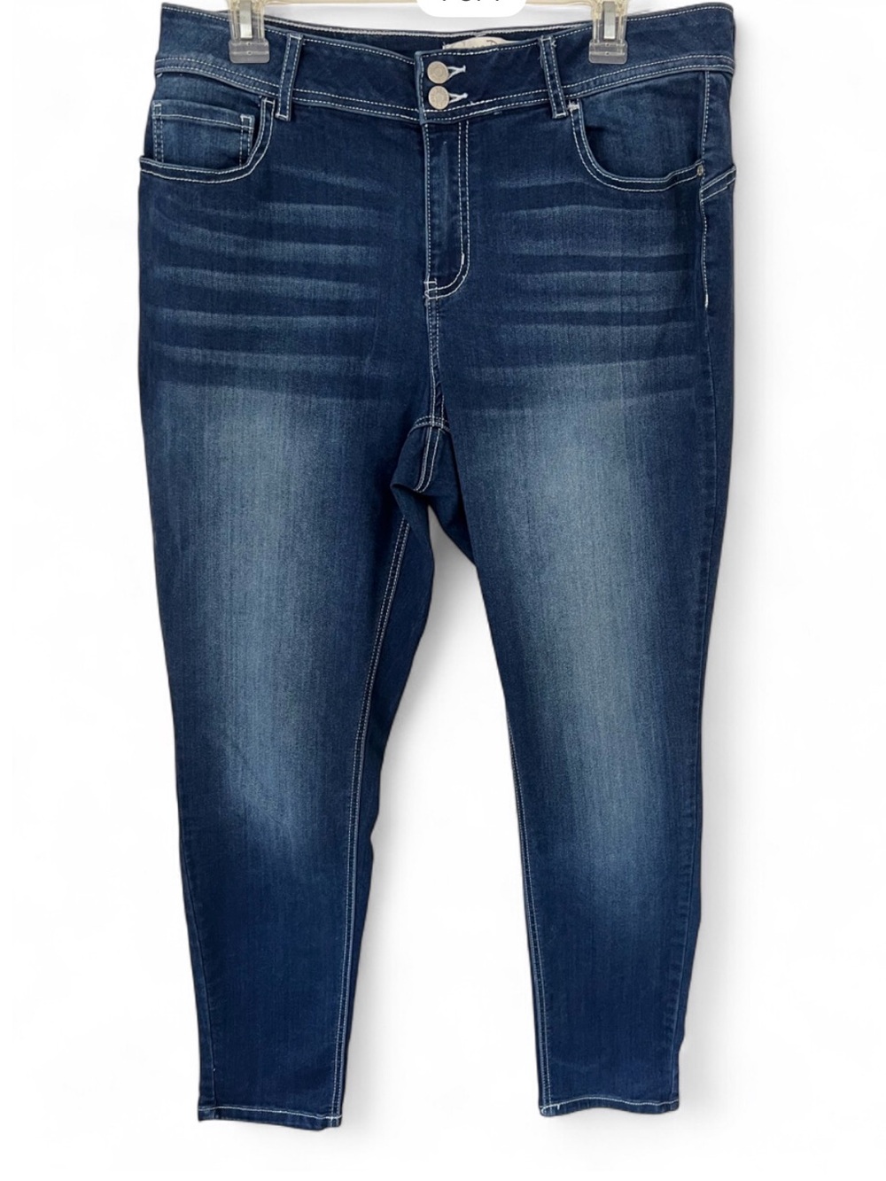 Women's Dark Blue Stretch Skinny Jeans